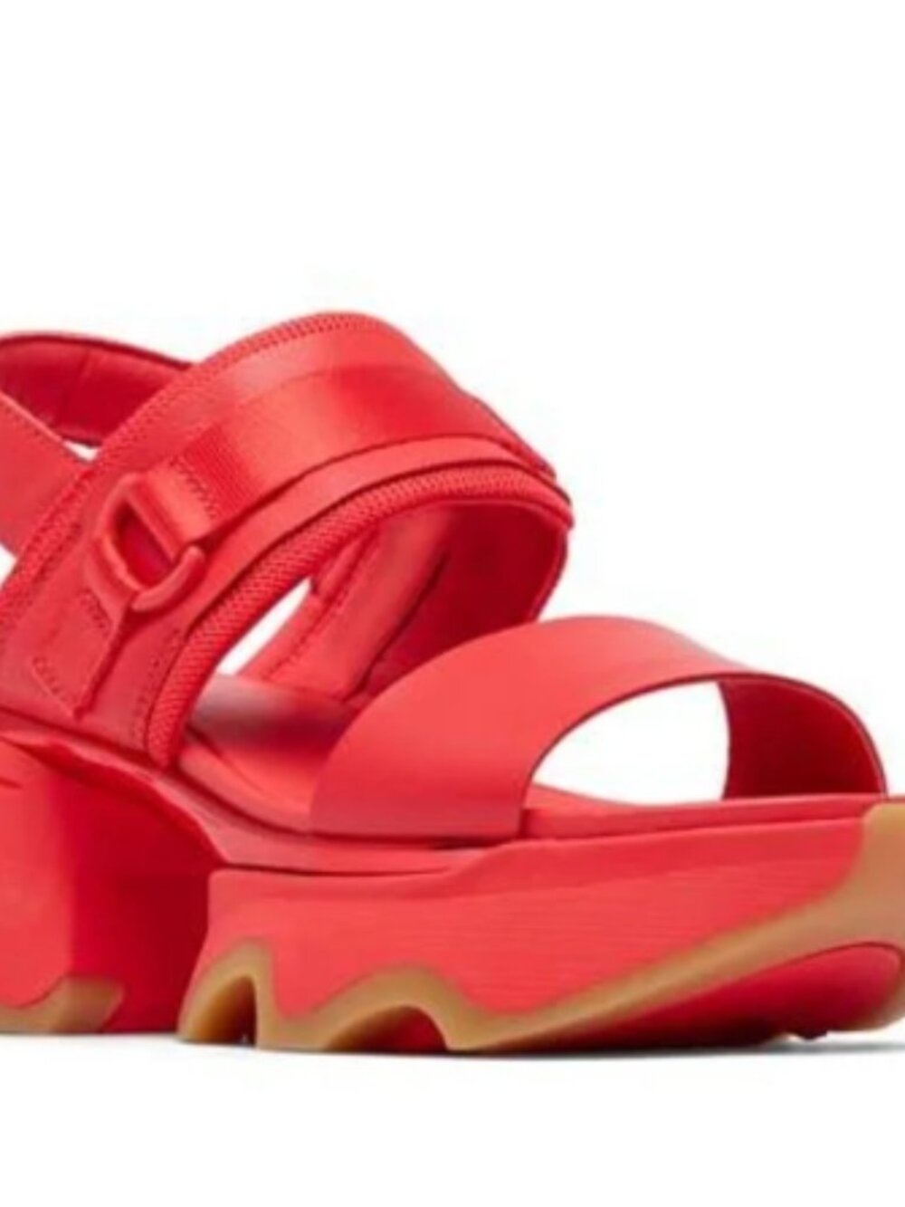 Sorel womens Kinetic Impact Slingback Heel Sandal RED 7.5